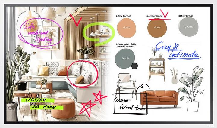 Actual product image Samsung interaktive Displays (3840 x 2160 Pixels, 75")