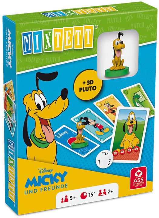 Productafbeelding ASS Altenburg 22522244 - Mixtett - Disney Mickey+ Friends, kaartspel (DE/FR(IT) + figuur Pluto, vanaf 5 jr. (Duits, 2 Spelers)