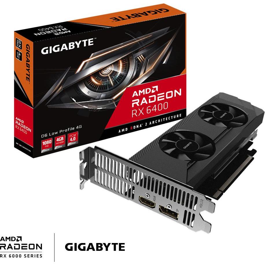 Gigabyte Radeon RX 6400 D6 (4 GB), Grafikkarte