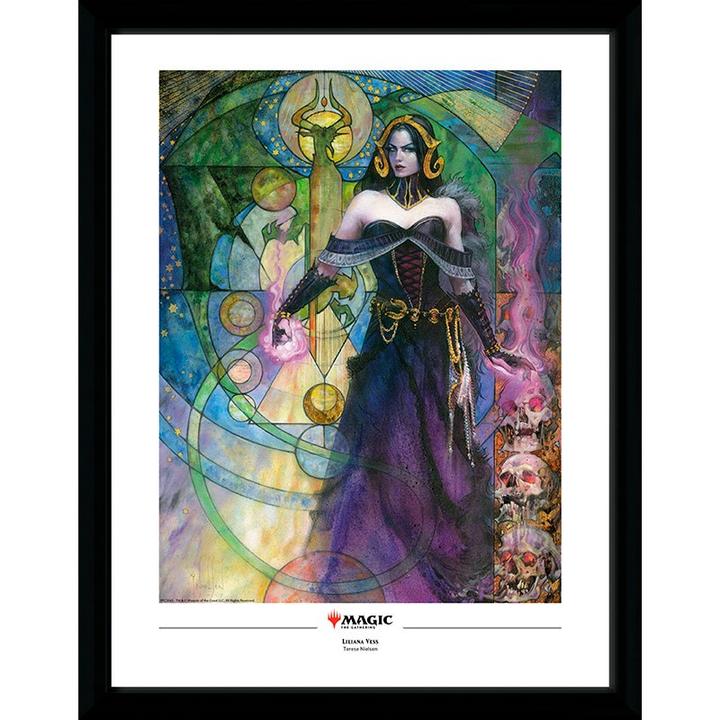 Actual product image GB Eye MAGIC THE GATHERING - Framed print Liliana 30x40 x2 (30.50 x 40.60 cm)