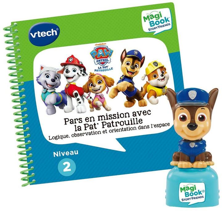 Actual product image VTech MagiBook Story'Friends - Livre Pars en mission avec Pat' Patrouille + personnage (French)