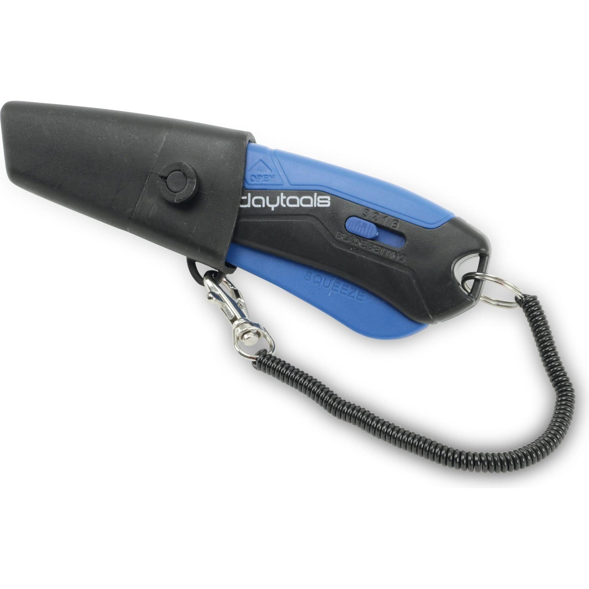 Daytools, Cutter, Universalmesser mit Holster und Halteleine