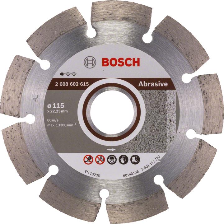 Produktbild Bosch Professional Zubehör Diamanttrennscheibe Standard for Abrasive, 115 x 22,23 x 6 x 7 mm