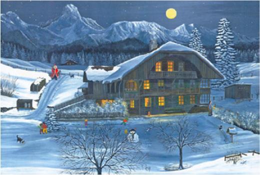 Produktbild UNICEF Weihnachtskartenbox In the Country (8 Stk.)