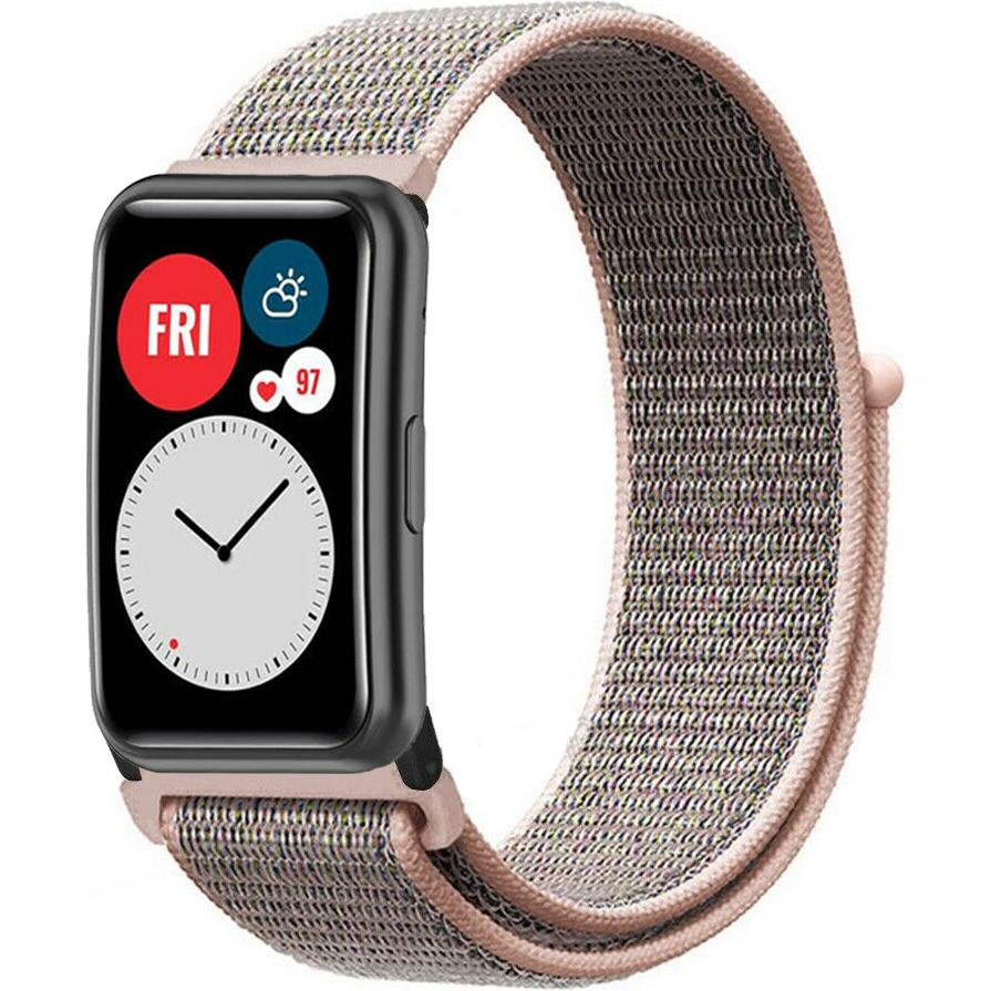 Strap-it Nylonarmband (Nylon), Uhrenarmband, Rosa