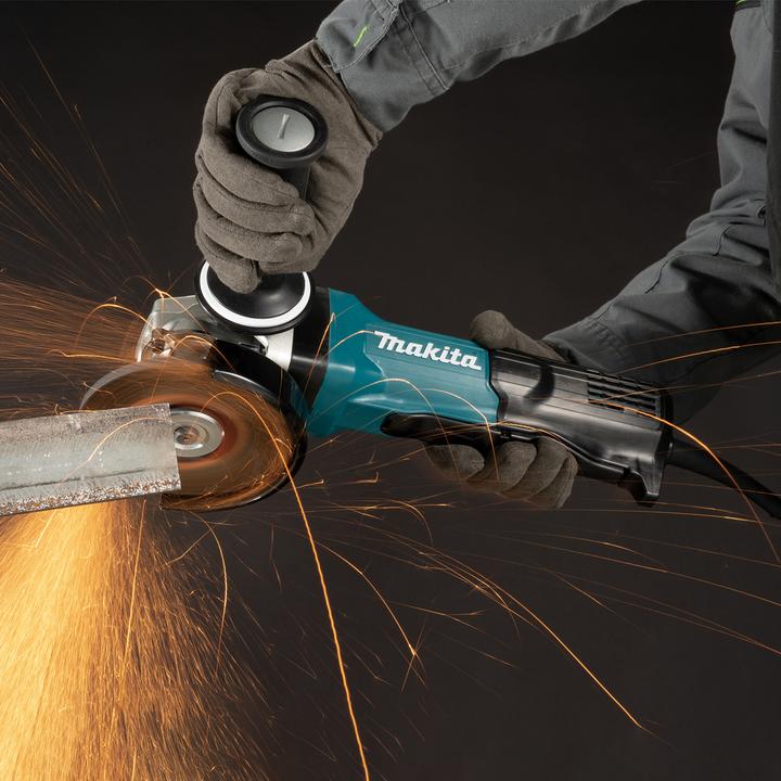 Produktbild Makita SZLIFIERKA KĄT.125mm GA5093X01 1900W WŁĄCZNIK ŁOPATKOWY, REG.OBR., HAMULEC (125 mm)