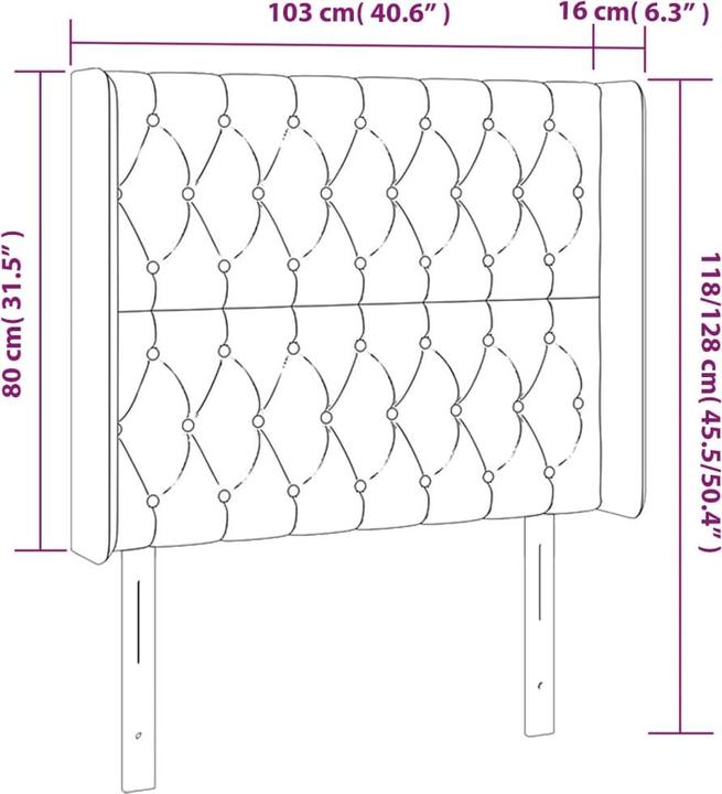 Produktbild VidaXL Lorelei (147 x 16 x 128 cm)