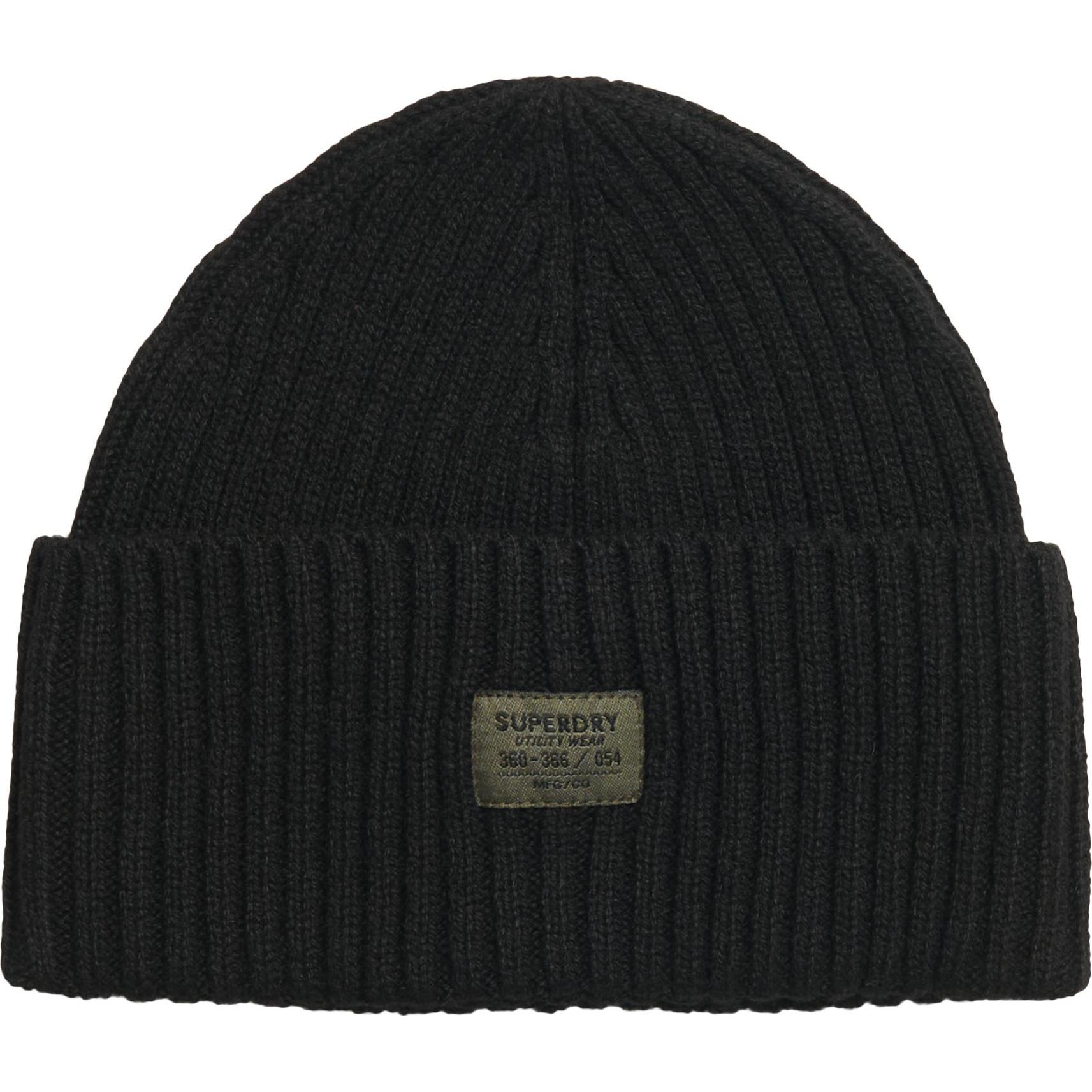 Thumbnail - Superdry, Herren, Mütze, strickmütze kind workwear, Schwarz
