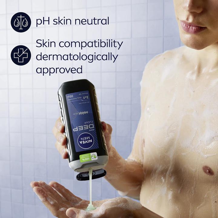 Produktbild NIVEA Men Deep Clean For Face. Body I (500 ml)