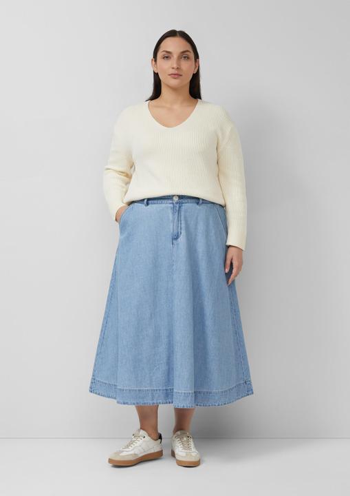 Produktbild s.Oliver High Rise-Jeansrock mit Elastikbund (52)