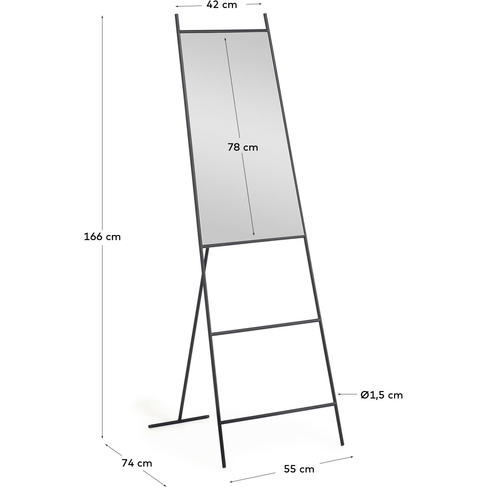Thumbnail - Kave Home, Spiegel, Norland (74 x 55 cm)