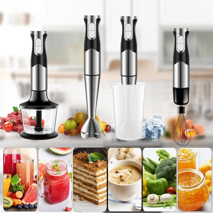 Produktbild Nwouiiay 6-in-1 Stabmixer mit Spritzschutz