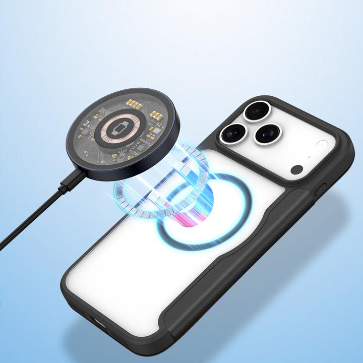 Produktbild Dux Ducis Skin X Pro Hülle für iPhone 17 Pro Max mit Wallet, MagSafe kompatibel - Schwarz (Apple iPhone 17 Pro Max)