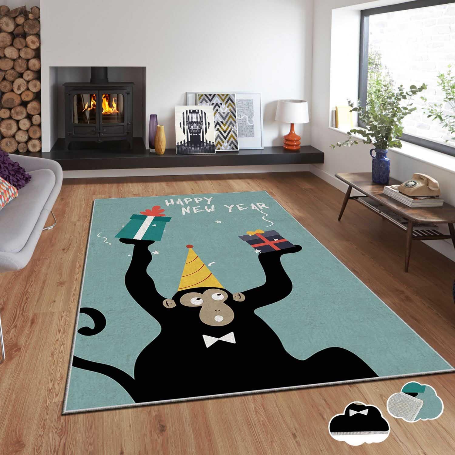 Thumbnail - Hanah Home Christmas, Teppich, Holiday (80 x 140 cm)