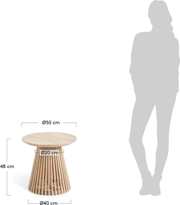 Actual product image Kave Home Jeanette (50 x 50 x 48 cm)