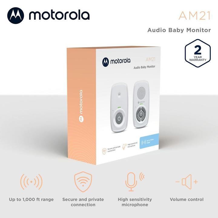 Actual product image Motorola AM21 (Baby Monitor Audio, 300 m)
