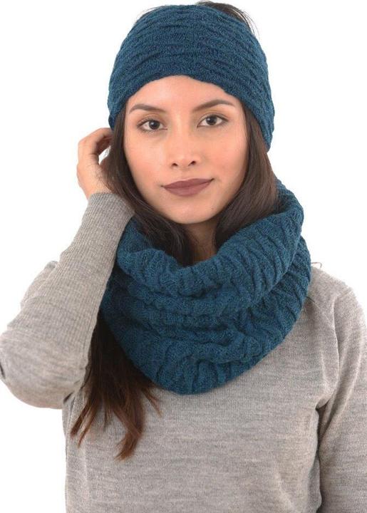 Immagine prodotto Apu Kuntur Sciarpa ad anello in alpaca - petrolio