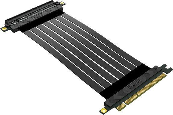 Actual product image Akasa Riser Black X2 Mark IV, Premium PCIe 4.0 x16 Riser Cable