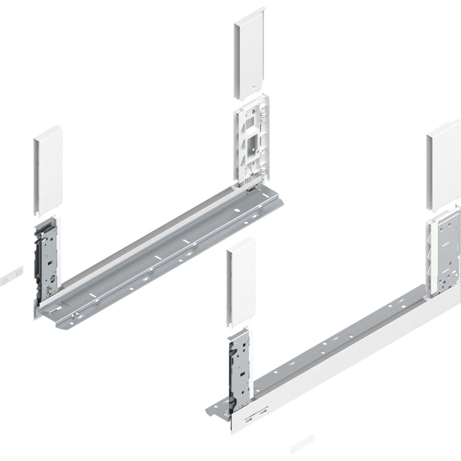 Blum, Schubladenauszüge, Legrabox free H C Schubladensystem 70kg 500mm TipOn Vollauszug seidenweiss