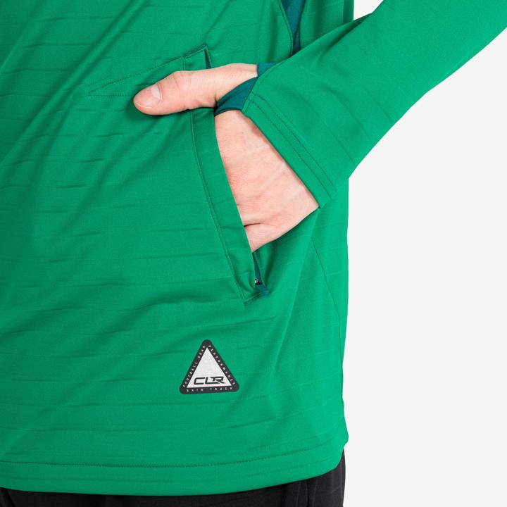 Immagine prodotto Kipsta Calcio da donna/uomo con 1/2 zip - verde CLR (L)