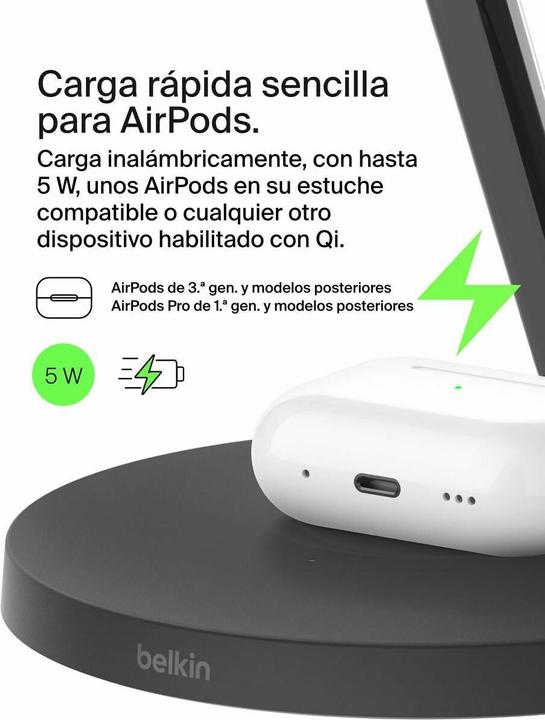 Produktbild Belkin Boost Charge Pro Qi2 3in1 (15 W)