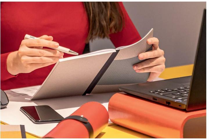 Productafbeelding Sigel Taccuino koraal (148 x 210 mm, Rijen, Softcover)