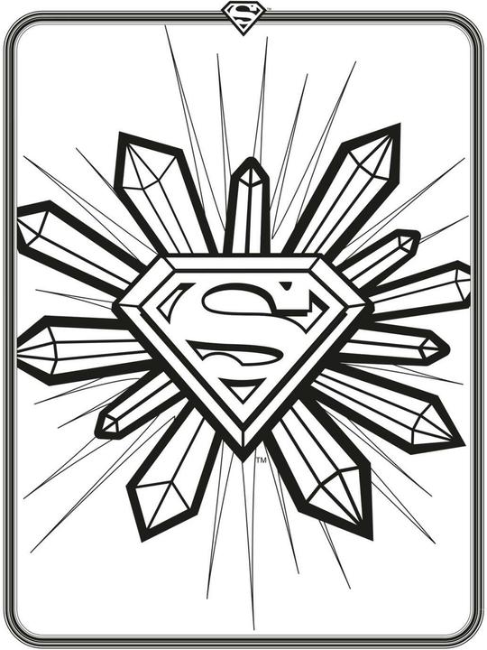 Actual product image DC Superman: Superstarker Malblock