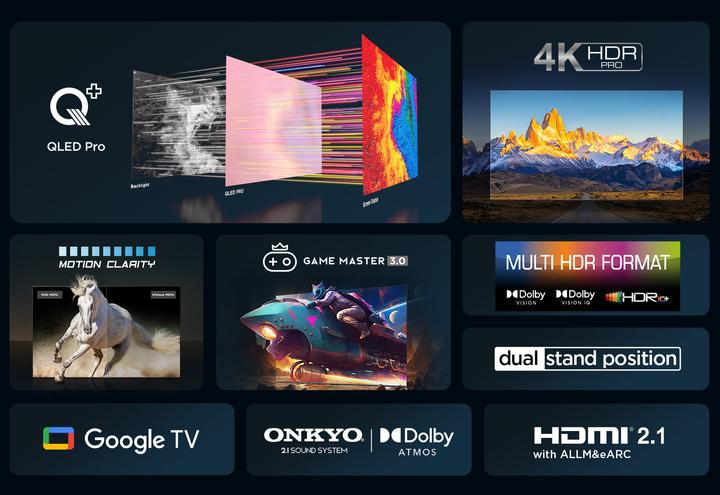 Image du produit TCL 85C655 (85", C65, QLED, 4K, 2024)