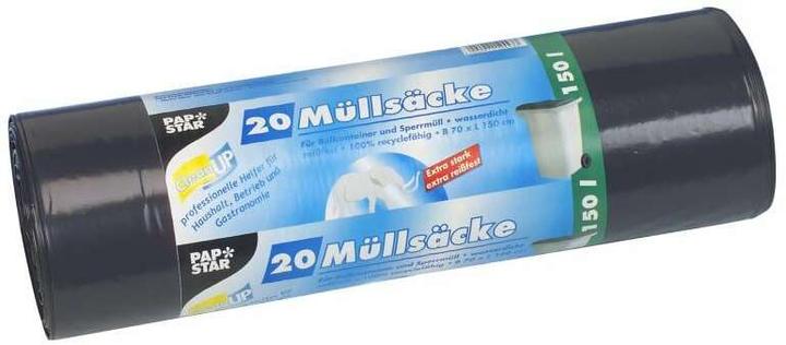 Immagine prodotto Papstar Sacco spazzatura 150 l, 20 pezzi (20 x, 150 l)