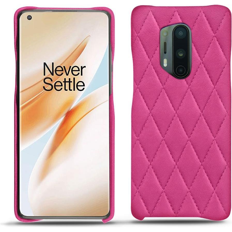 Noreve Lederschutzhülle (OnePlus 8 Pro), Smartphone Hülle, Rosa