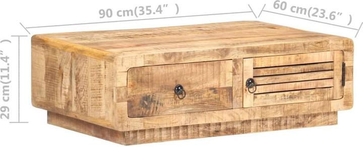 Image du produit vidaXL Table basse (60 x 90 x 29 cm)