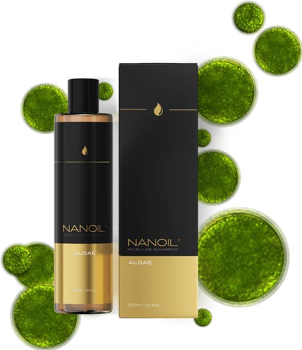 Immagine prodotto Nanoil Shampoo Micell con alghe (300 ml, Shampoo liquido)
