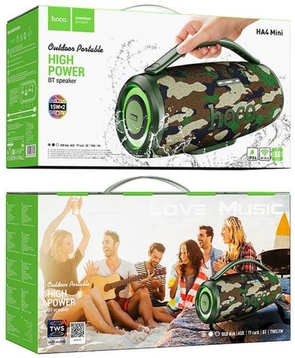 Produktbild Hoco Bluetooth speakers speaker bluetooth HA4 Mini camouflage green (4 h, Batteriebetrieb)