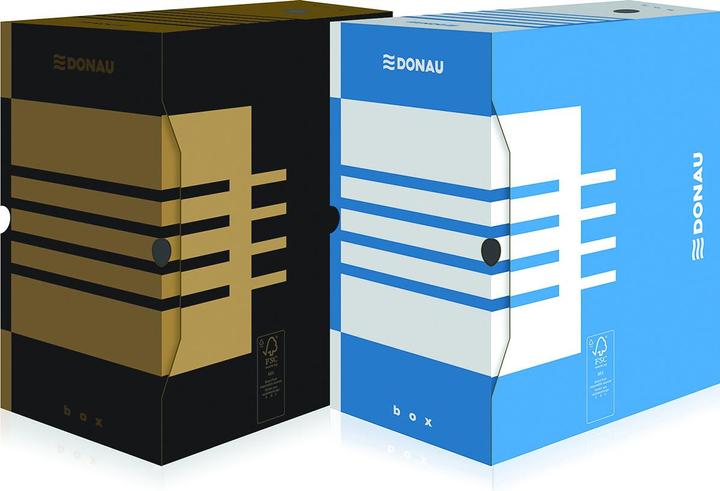 Image du produit Donau Boîte d'archives, carton, a4/200mm, marron (A4)