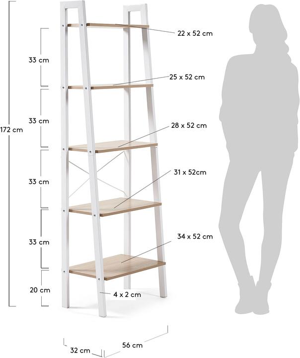 Immagine prodotto Kave Home Aarhus (56 x 32 x 172 cm)