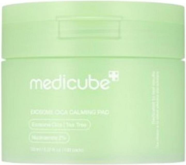 Medicube Exosome Cica Tea Tree Calming Toner Pads for Sensitive Skin (Face toner)