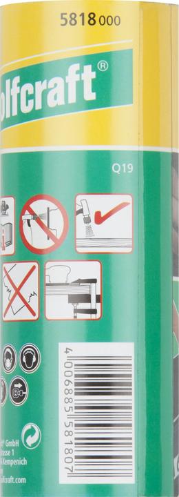 Immagine prodotto wolfcraft 1 rotolo di carta abrasiva SiC K320, 3mx115mm (K320)