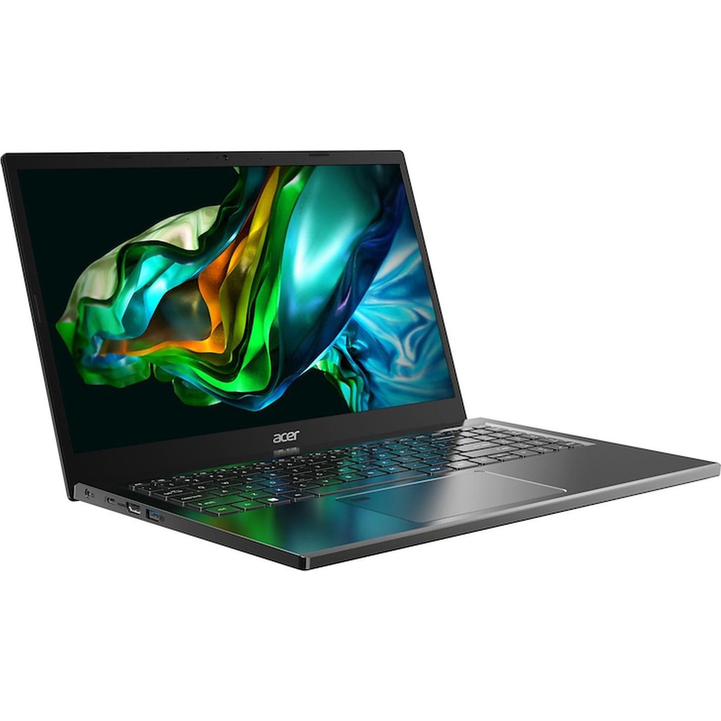 Thumbnail - Acer Aspire 5 QHD A515-48M Grau (15.60", AMD Ryzen 5 7430U, 16 GB, 512 GB, DE), Notebook, Grau