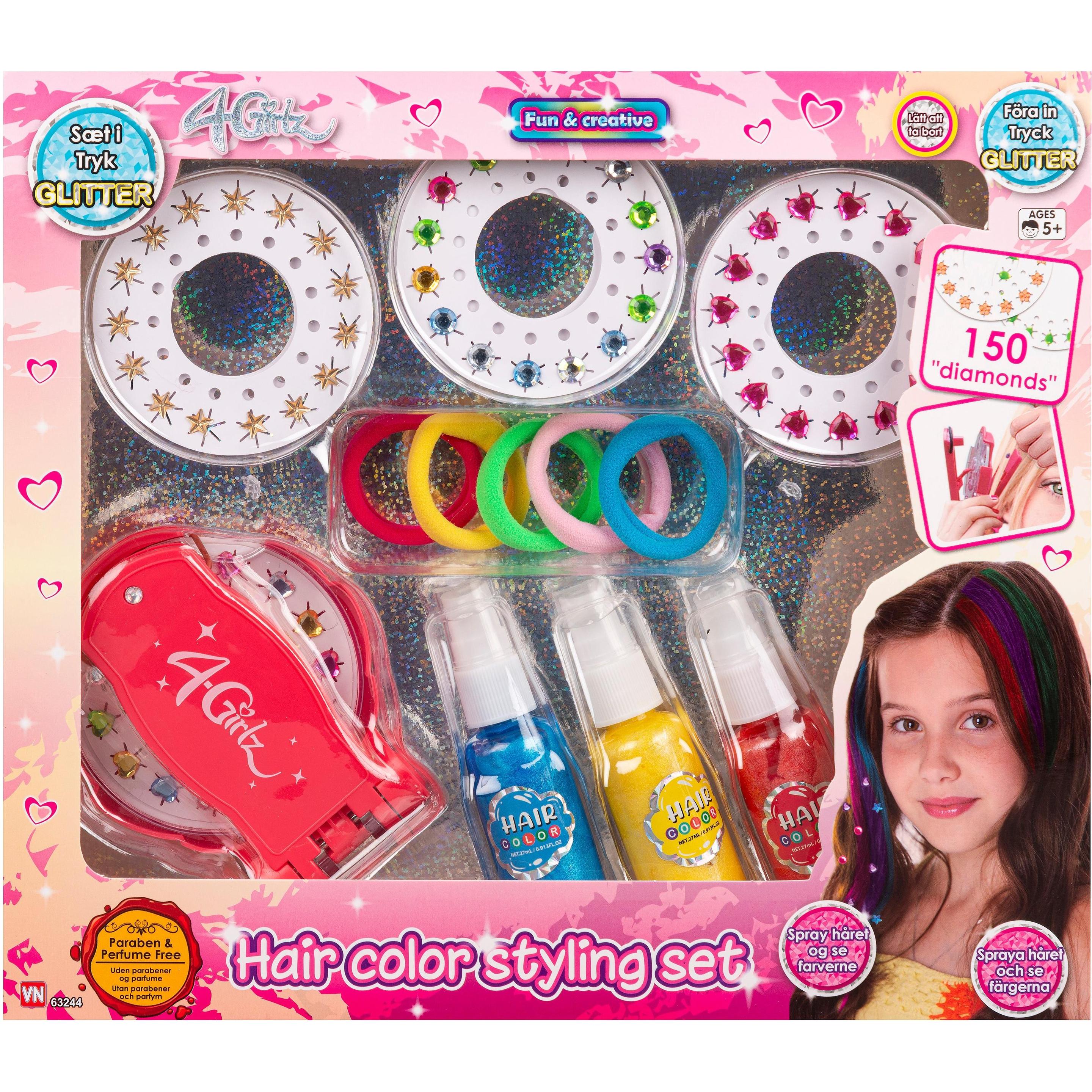 4-Girlz - Hair decoration set w/spray (63244)