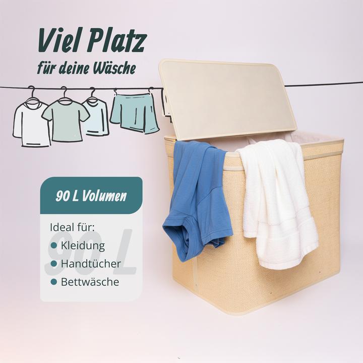 Actual product image Relaxdays Laundry bin