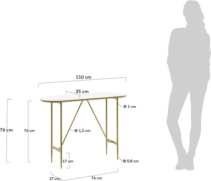 Actual product image Kave Home Elisenda (110 x 35 x 76 cm)