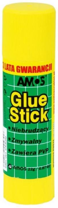Actual product image Amos Glue stick 22g 20pcs.