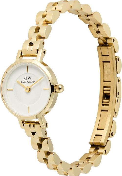 Immagine prodotto Daniel Wellington - Petite Mini 19 Arch 3-Link White Gold DW00100855 (Orologio da polso analogico, 19 mm)