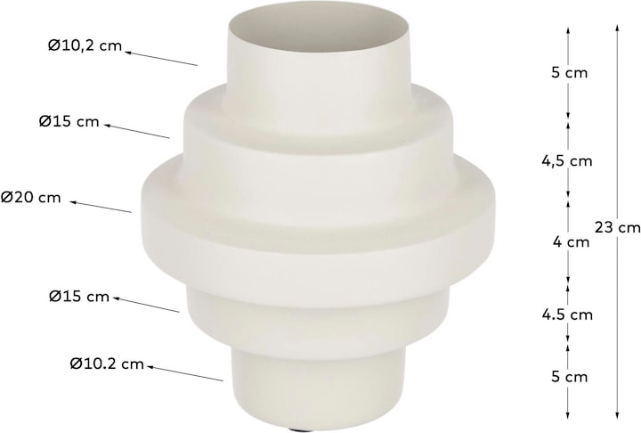 Image du produit Kave Home Velia (1 x, 21 x 21 x 23 cm)