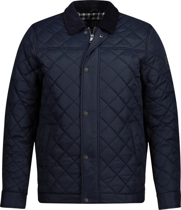 Image du produit JP1880 Veste matelassée avec col en velours côtelé et fermeture à glissière (XXL)