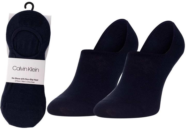 Produktbild Calvin Klein Socks Mens Men's No Show (2 Pack) Liner Socks, Navy, ONE Size (2er Pack, 40 - 46)