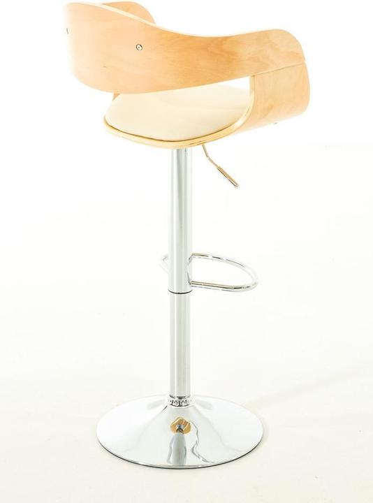 Actual product image CLP Kingston bar stool, natural/cream