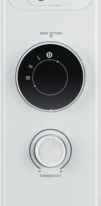 Image du produit Midea NY2009-22M | Radiateur à bain d'huile | 2000 W | Nombre de niveaux de puissance 3 | Blanc (2000 W)