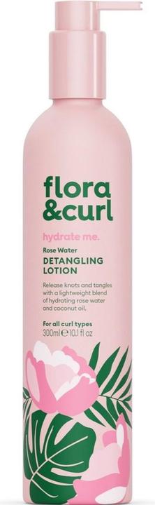 Actual product image Flora & Curl Rose Water Detangling Lotion