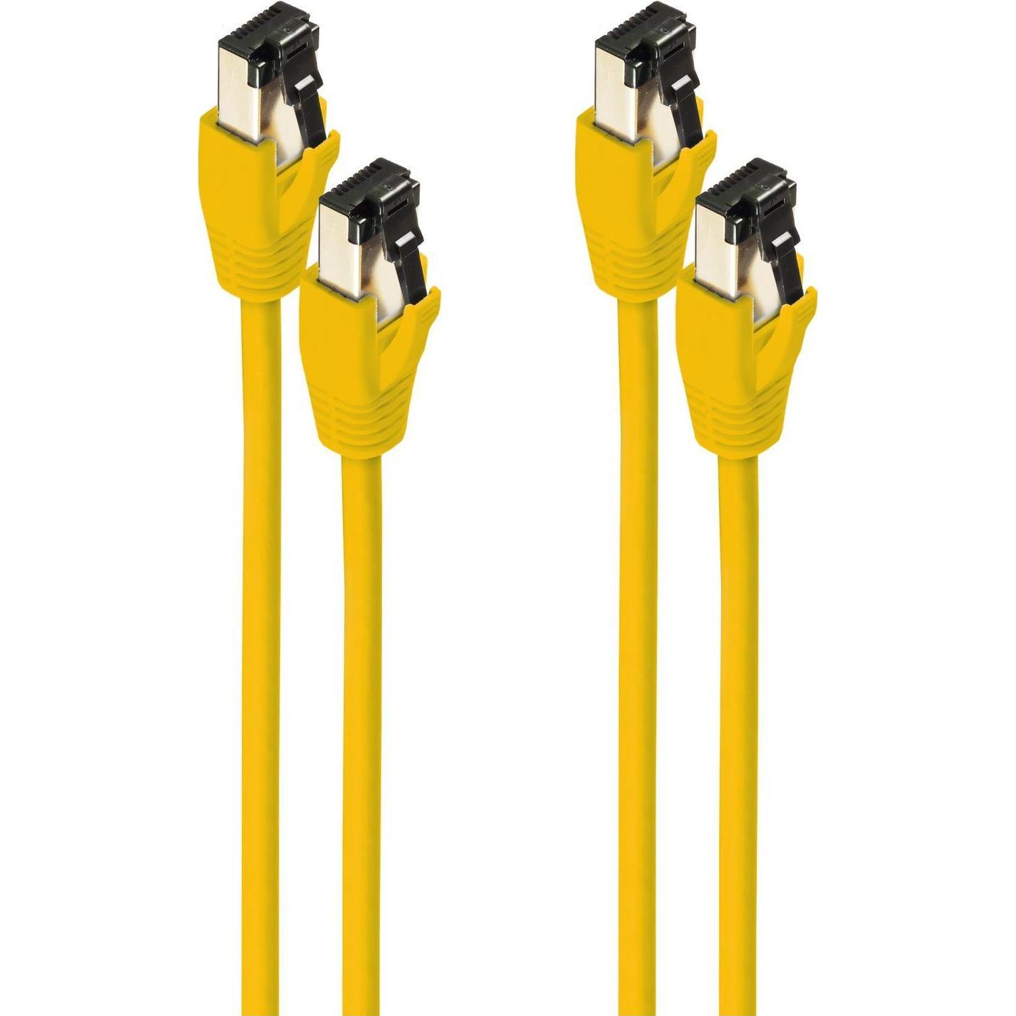 Thumbnail - Shiverpeaks -BASIC-S--Patchkabel cat. 8.1 F/FTP PIMF LSZH gelb 5,0m--VE2 (F/FTP, CAT8.1, 5 m), Netzwerkkabel